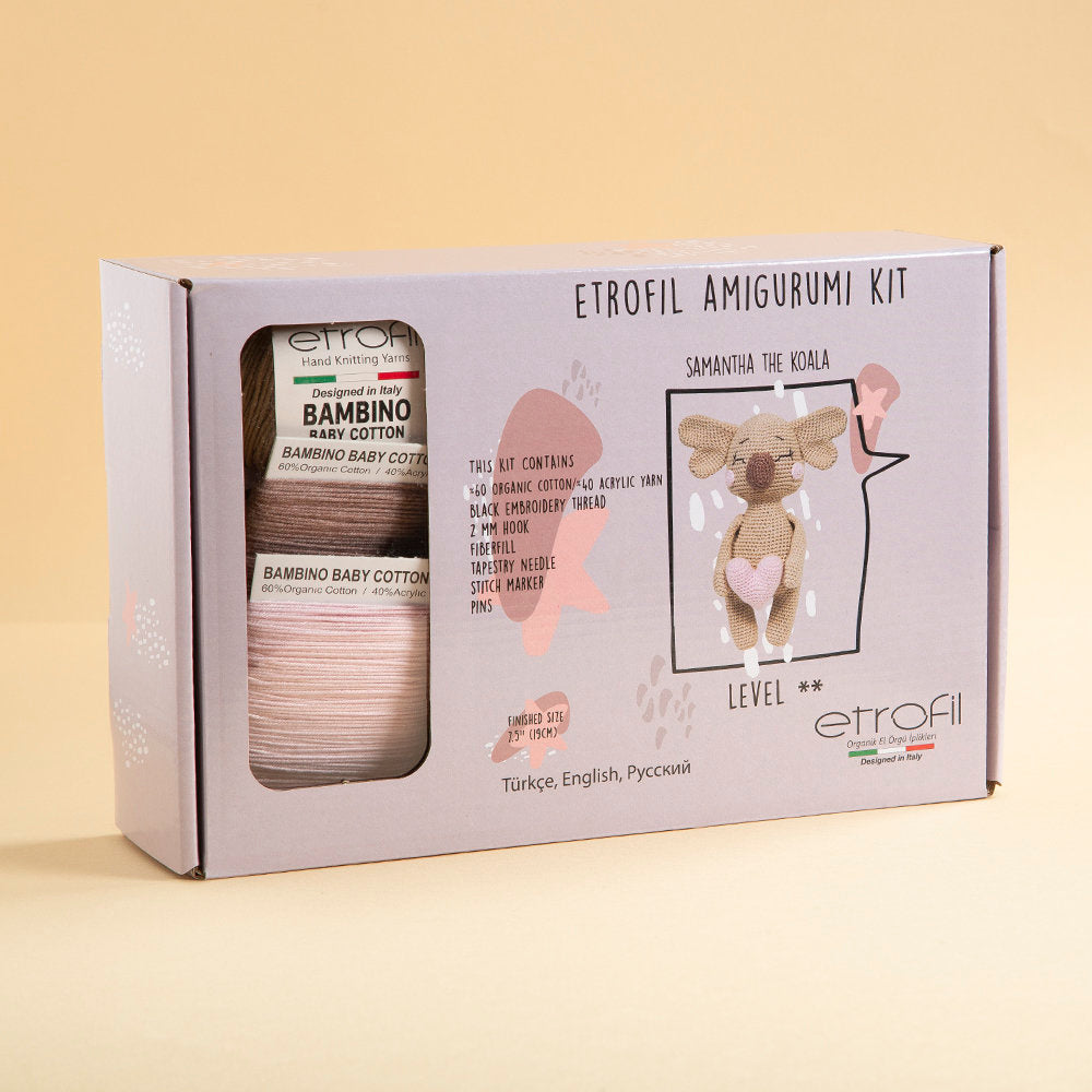 Etrofil Koala Samantha Amigurumi Kiti - AB002